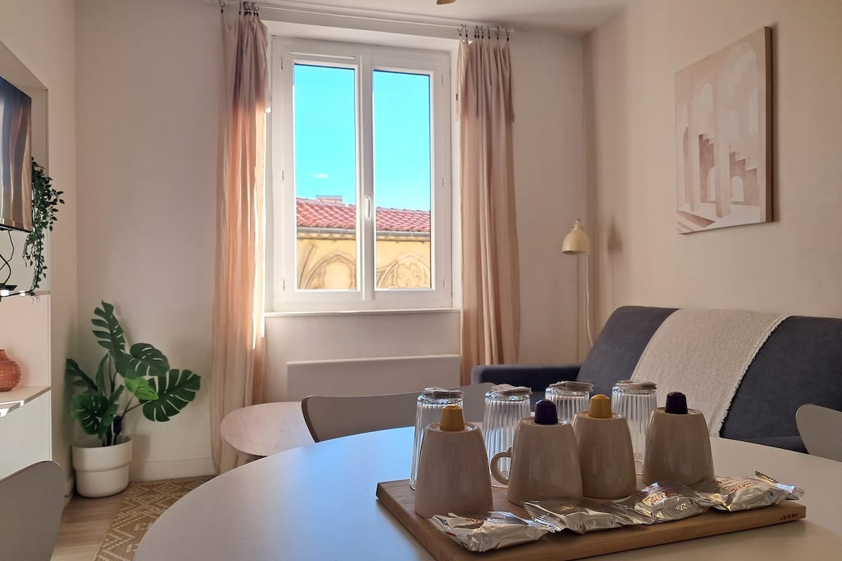 L'Olympe - Appartement cosy à 2 pas des Halles