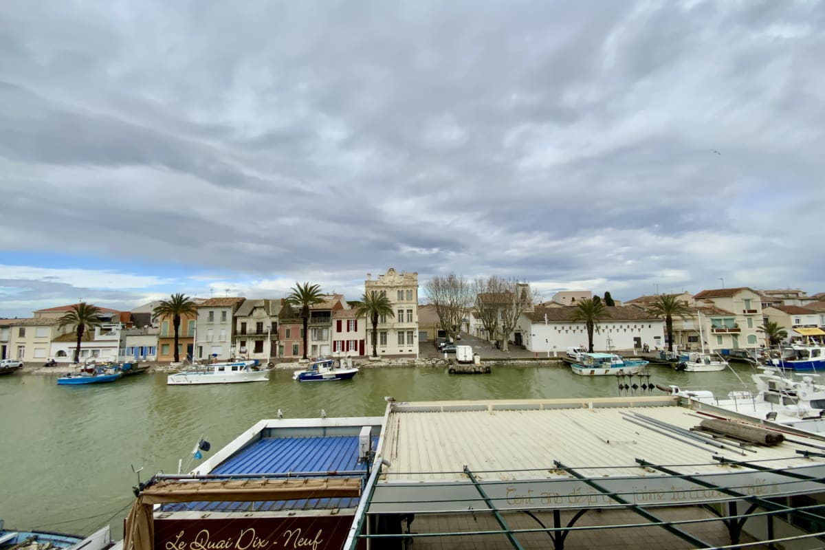  Terrasse du Port – Vue canal, plage à pied 