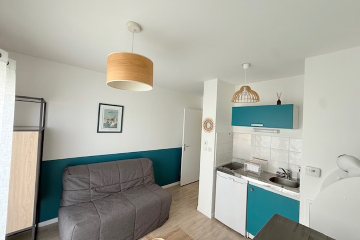  Appartement Studio lumineux avec balcon à La Rochelle
