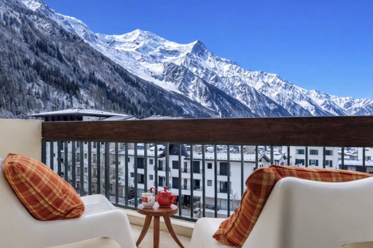 Appartement Vue Mont-Blanc exceptionnelle, centre, parking 