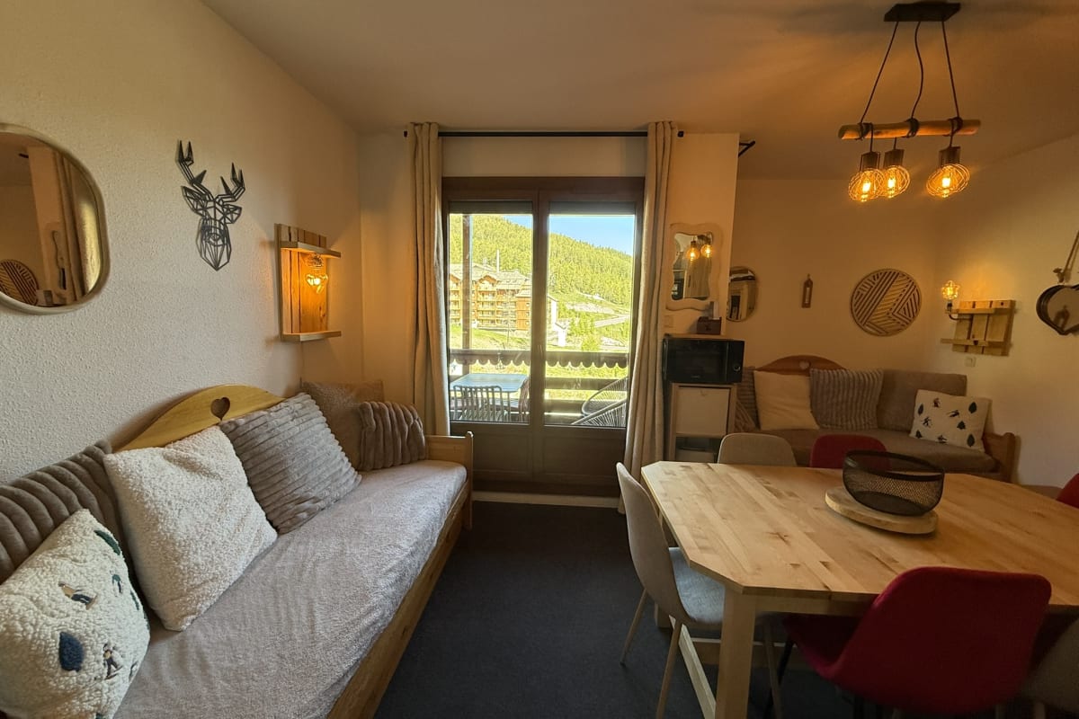 Appartement   Risoul - Studio cabine cosy 7 pers