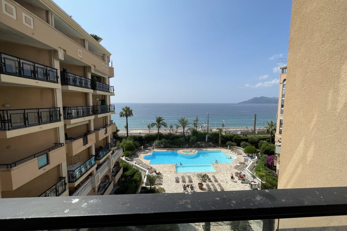 Appartement Studio face à la mer à Cannes la Bocca 