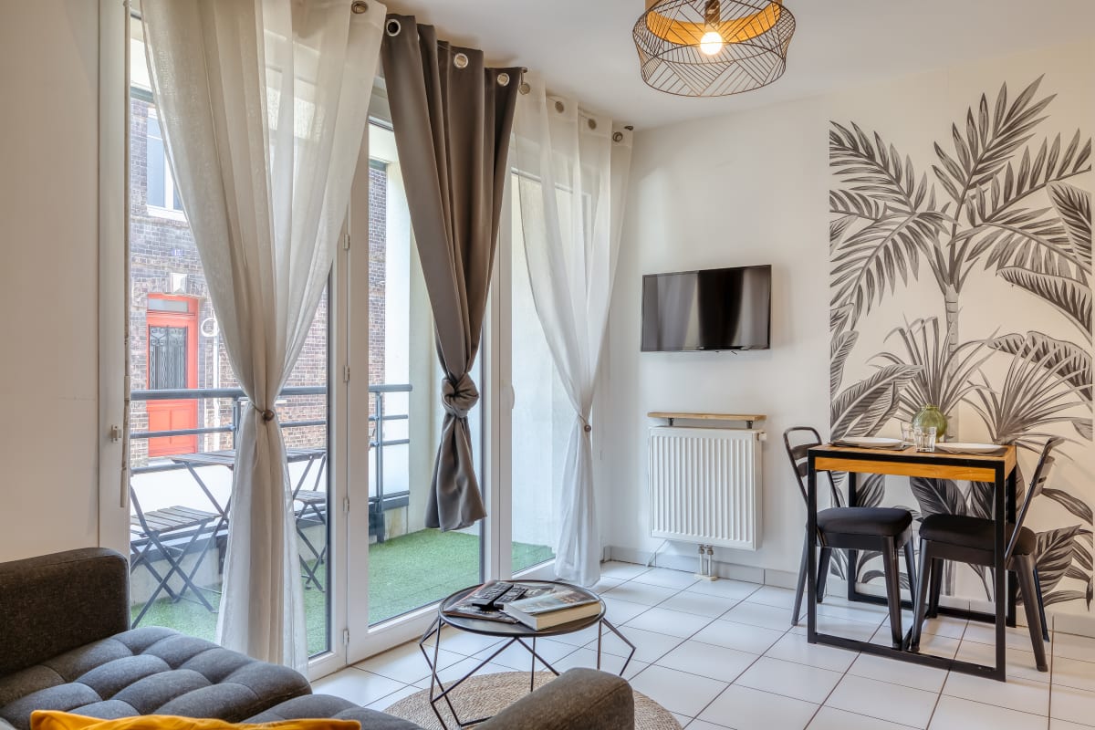  Appartement XAVIER – F2 cosy avec balcon à Rouen