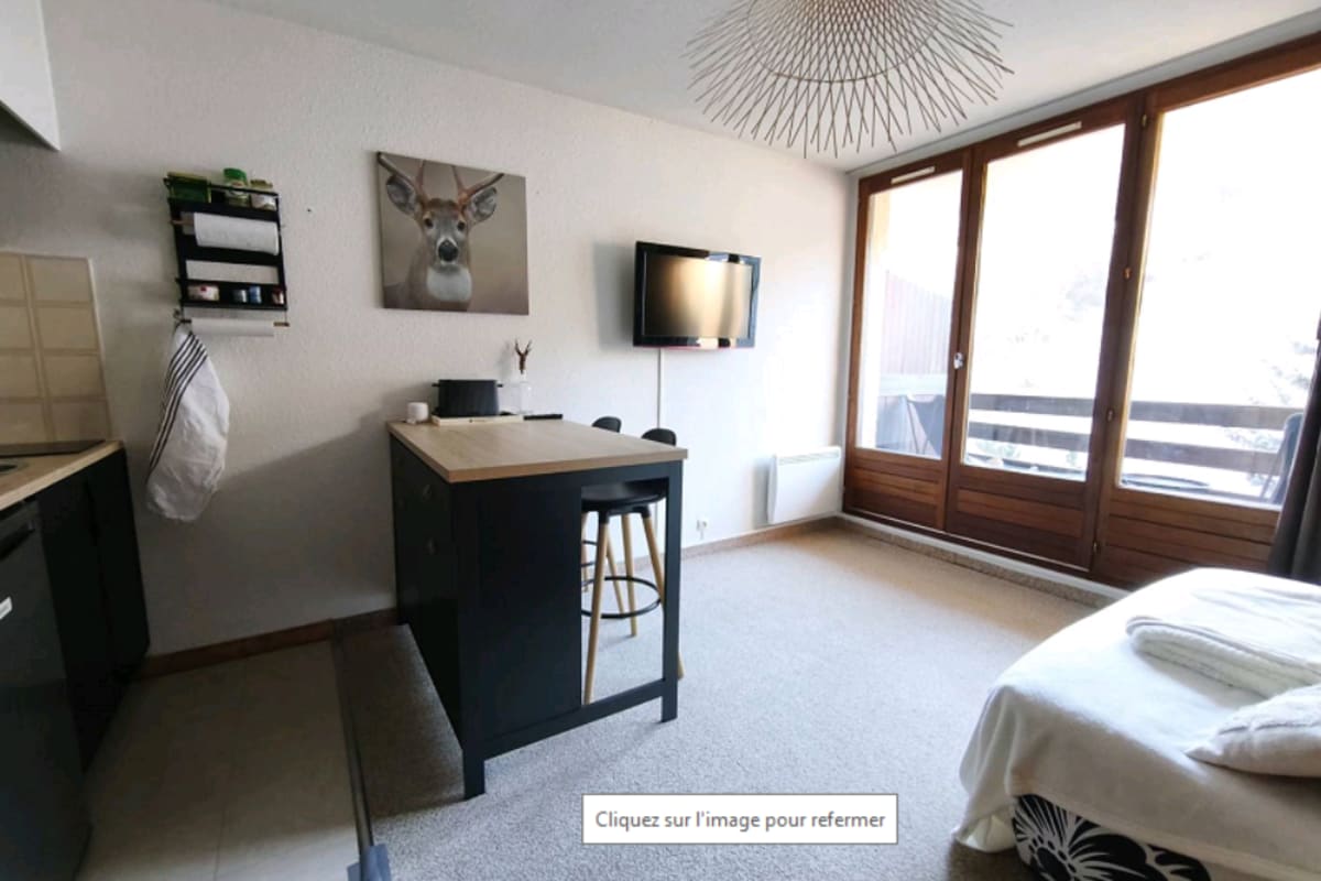  immobilier  Studio cosy avec coin cabine – Le Sauze