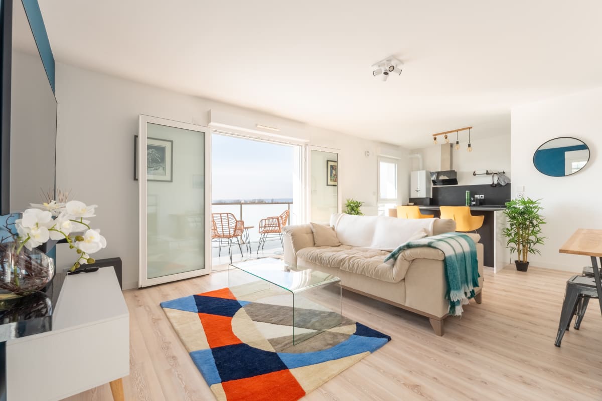  Appartement Tokyo — Élégance contemporaine avec vue sur la seine et parking 
