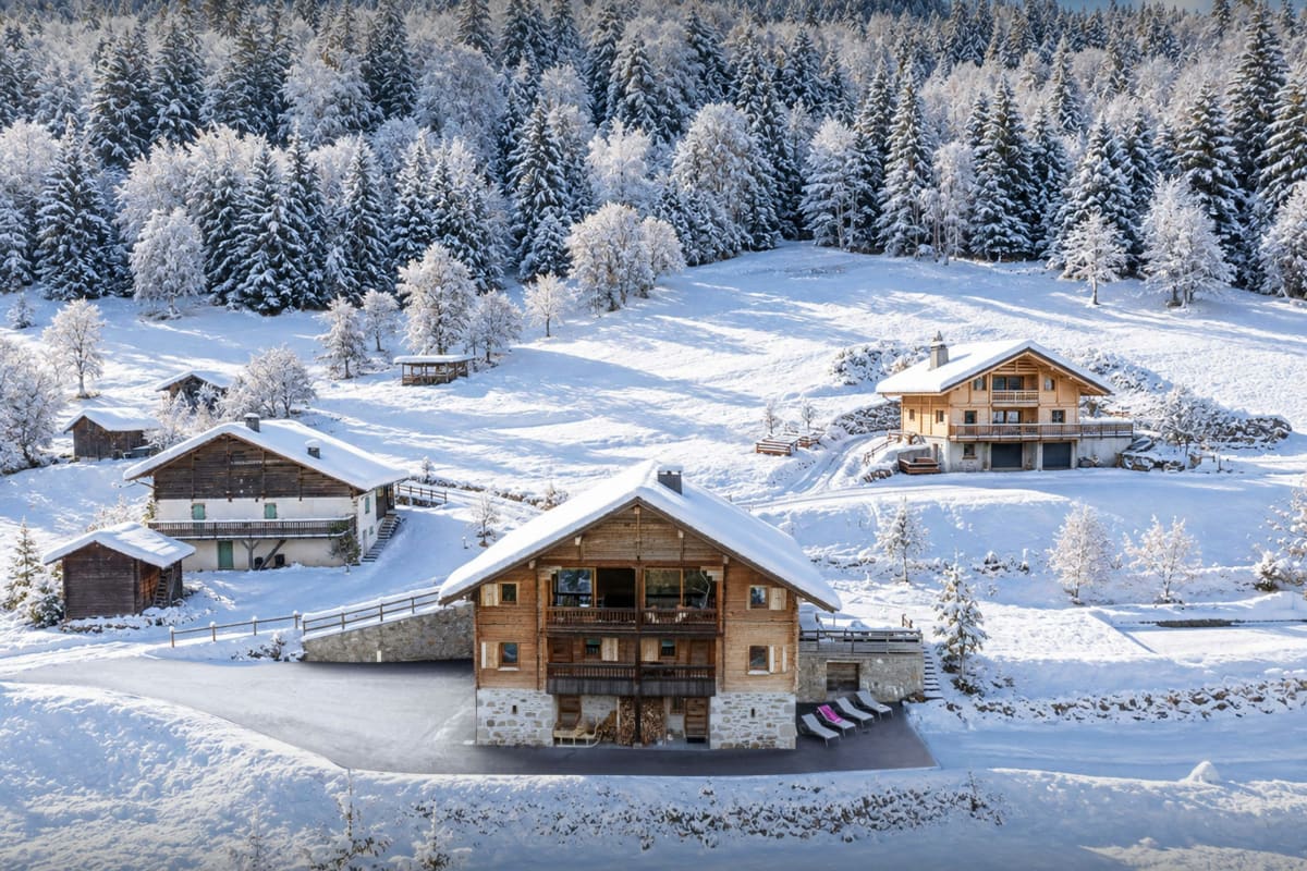  immobilier  Luxueux chalet familial avec spa et sauna, proche des pistes - OVO Network