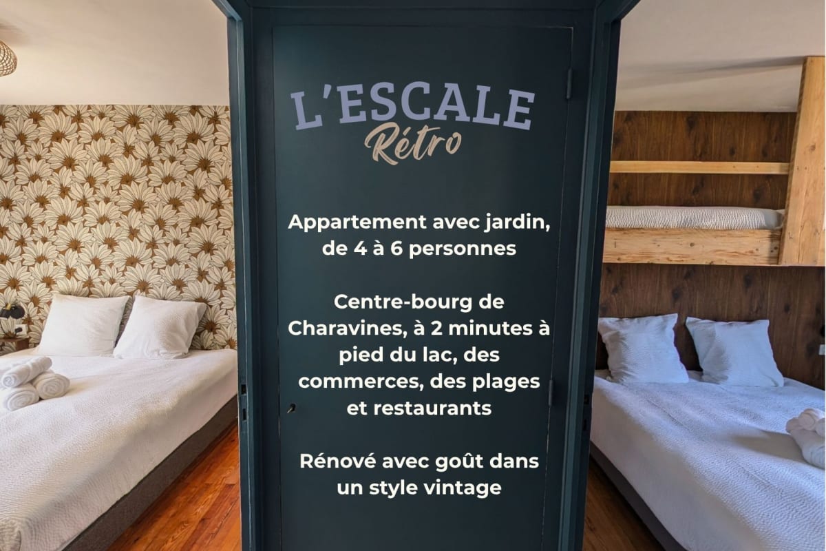 L'ESCALE RÉTRO – Charme vintage au bord du lac