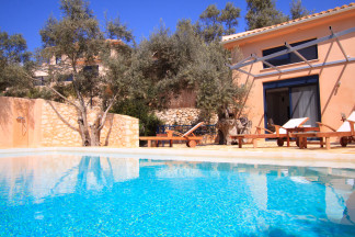 Calmness beside and in the pool