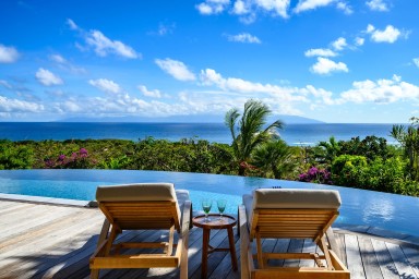 Locations Guadeloupe Villas vue sur mer