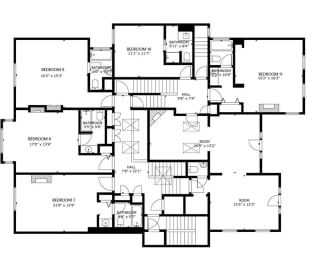 3rd floor's floor plan