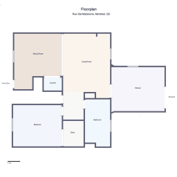 Floorplan Tierra apartment 