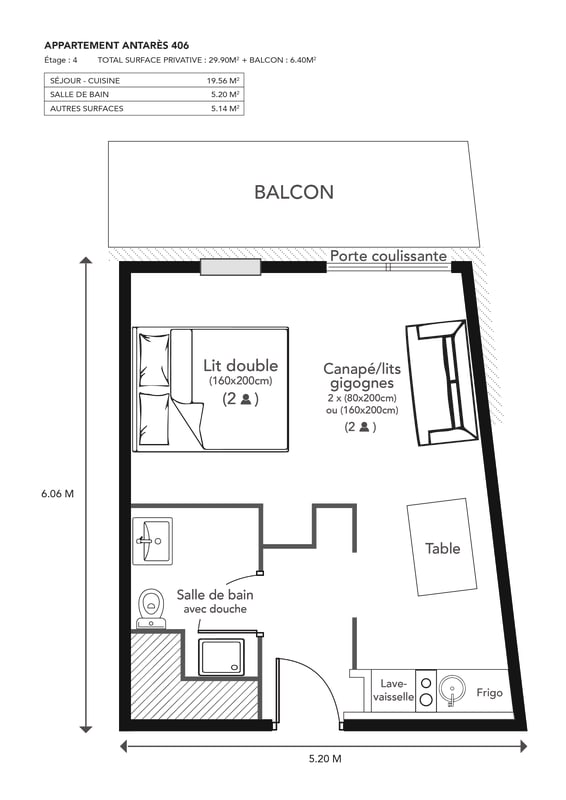 Appartement Risoul - Studio 406 - Piscine/Sauna - Super équipé - WIFI - Pied des pistes 