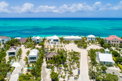 Little Plum in Coconut Road; Grace Bay Beach as seen from above.