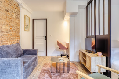 Salon confortable et cosy 