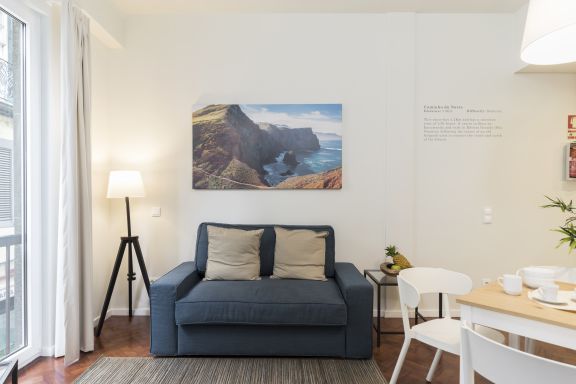 Downtown Funchal Apartments 1B Norte, in the heart of the city.

