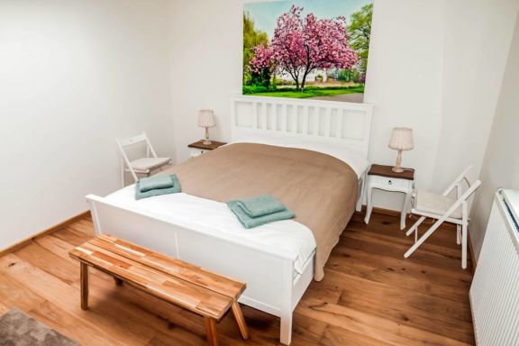 Gezellige tuinbungalow voor 2 vlakbij het strand