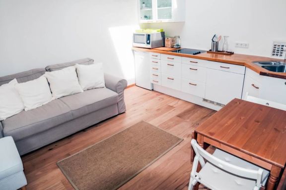 Gezellige tuinbungalow voor 2 vlakbij het strand