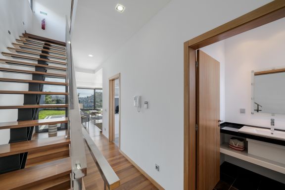 Vila Papagaio Verde, villa avec vue sur la mer.