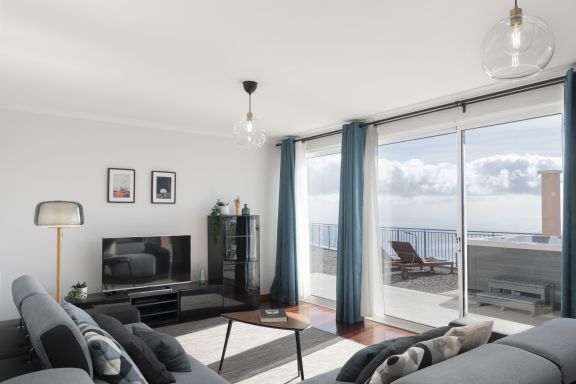 Com jacuzzi, vista mar - Casa da Quinta Grande