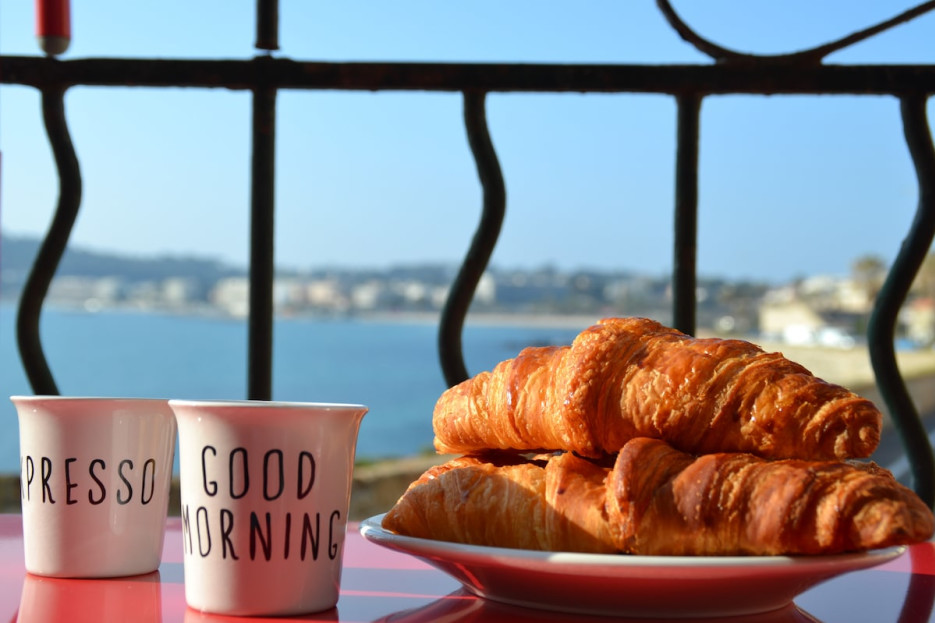 Petit déjeuner au soleil !
