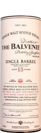 Balvenie 15 years Single Barrel 70cl