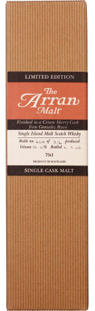 Arran Cream Sherry Cask from Gonzalez Byass Limited Edition 70cl