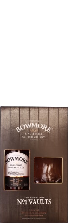 Bowmore 12 years Single Malt Giftset 70cl