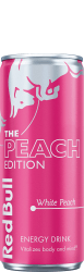 Red Bull White Peach blik