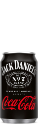 Jack Daniels & Coca-Cola blik