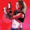 Faye Tozer in Saucy Jack and the Space Vixens