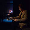 Robin Crouch as Sam and Debra Baker as his mother, reading a letter from him