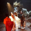 Philip Labey (Peter) with Aslan