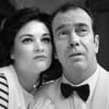 Claire Waugh as Lisa Lund and Gavin Mitchell as Rick