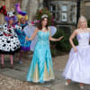 Dean Horner, Oliver Gray, Andrea McLean and Abigail Welford in 'Cinderella' at the Harlequin, Redhill