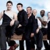 The cast for The Full Monty at Sheffield's Lyceum in February 2013