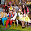 The cast of Birmingham Hippodrome's 'Snow White and the Seven Dwarfs'