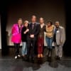 Theatre Centre Artistic Director Natalie Wilson, judge Bryony Lavery, Brian Way Award winner Danny Braverman, judges Evan Placey, Janice Okoh and Roy Williams
