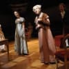 Ben Lambert as Fred Vincy, Daisy Ashford as Mary Garth, Georgina Strawson as Dorothea, Liz Crowther as Mrs Waule and Christopher Etteridge as Solomon Featherstone
