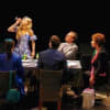 The family in Time of my Life (with Rachel Caffrey standing)