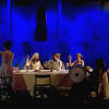 George Siena as Creon, Charlotte Gallagher (Chorus), Denise Moreno as Glauce, Tobias Deacon as Jason, Laura Morgan (Chorus), Evi Stergiou (musician) and Spyros Giasafakis (musician), Marlene Kaminsky (above) as Medea