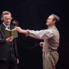 Raymond Coulthard (King George VI) and Jason Donovan (Lionel Logue)