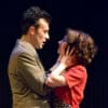John Heffernan as J Robert Oppenheimer and Catherine Steadman as Jean Tatlock