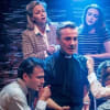 Rear: Sarah Ingramas Aunt Monica and Cassie Compton as an Actress; Front: Mark Elliott as a Reporter, Jonathan Butterell as The Priest and Mark Goldthorpe as a CPS in Gloryday