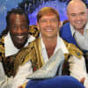 Sid Sloane, John Partridge and Danny Posthill in Cinderella at Northampton’s Derngate