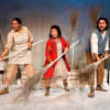 Paula James (Mother) Mei Mac (Snow Child), Mark Pearce (Father)