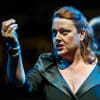 Alwyn Mellor as Brünnhilde for Opera North at Leeds Town Hall in 2014