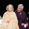 Nichola McAuliffe as Diana and Jeffrey Holland as Tom in Waiting for God at Malvern Theatres