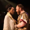 Josette Simon as Cleopatra and Antony Byrne as Mark Antony