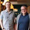 David Crichton with Head Chef Anna Fysh
