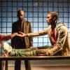 Callie Cooke (Anna, Rae), Rhashan Stone (Johan Kavura) and Benjamin Cawley (Ximo)